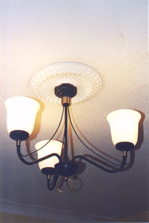 Light in Bedroom of number 26